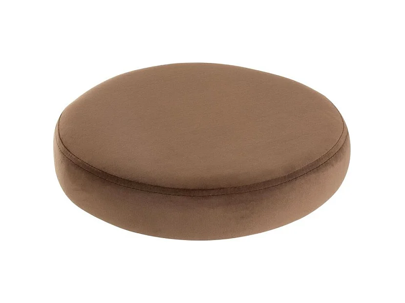 Galette de Chaise Ronde "Assise" 34cm Marron