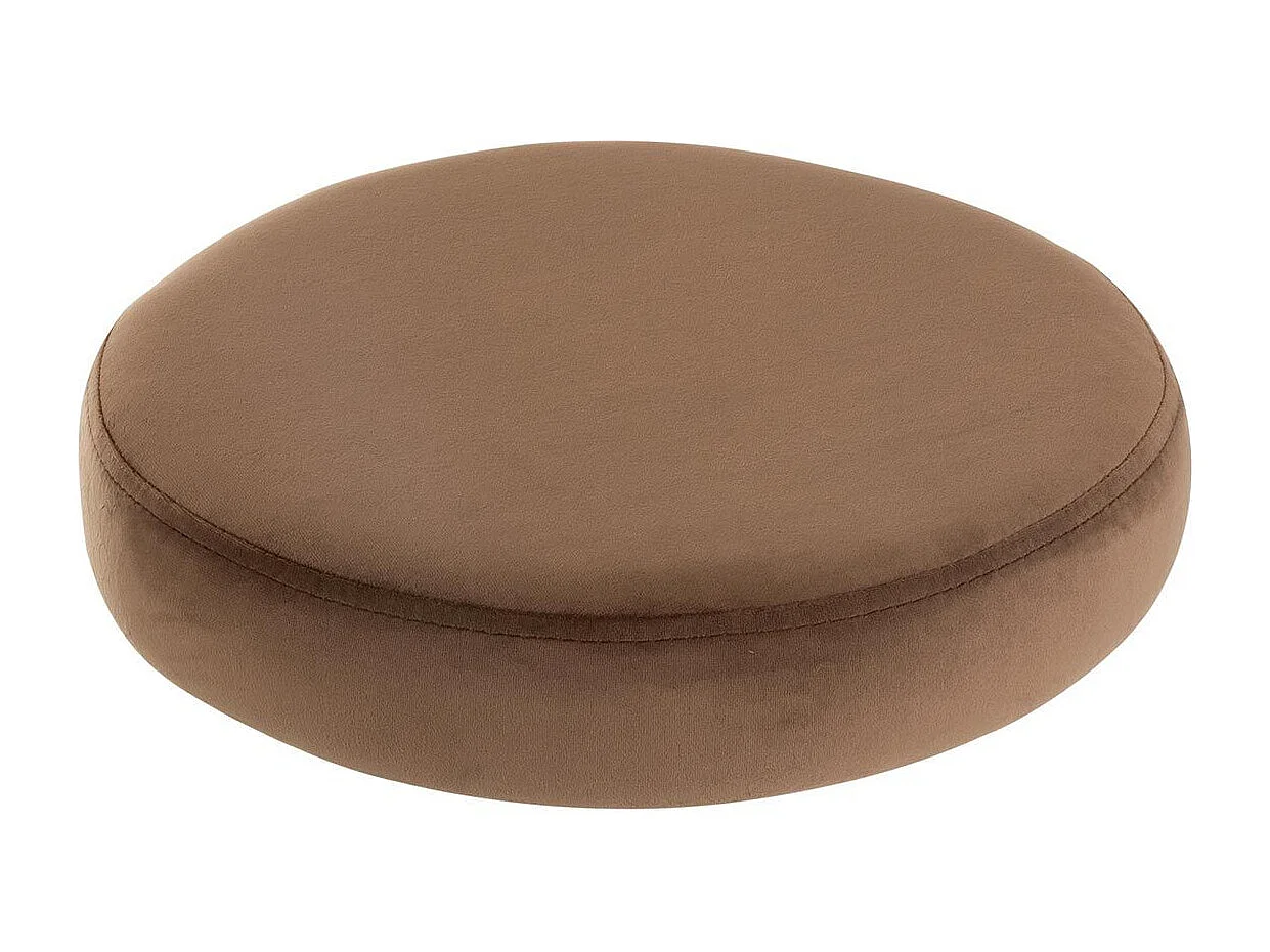 Galette de Chaise Ronde "Assise" 34cm Marron