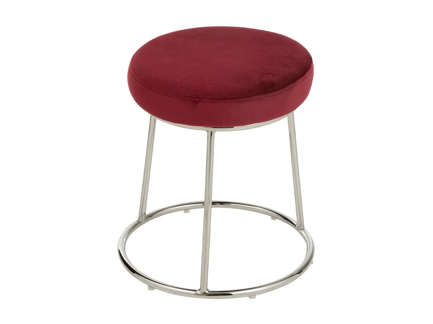 Galette de Chaise Ronde "Assise" 34cm Rouge