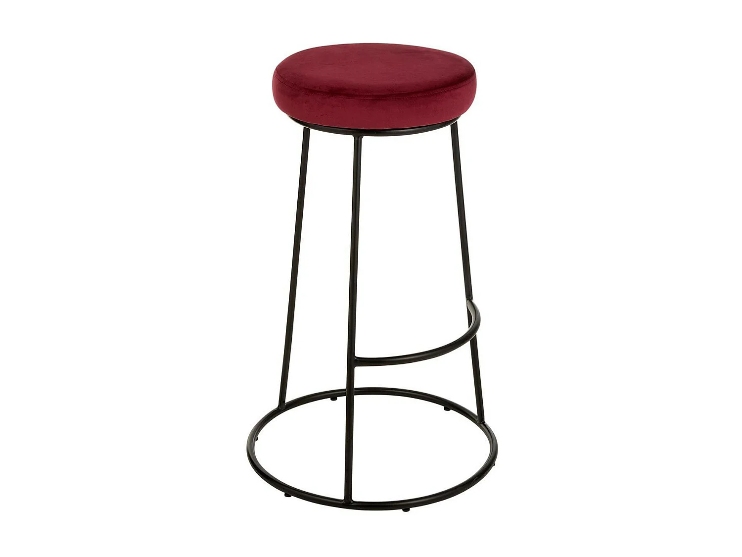 Galette de Chaise Ronde "Assise" 34cm Rouge