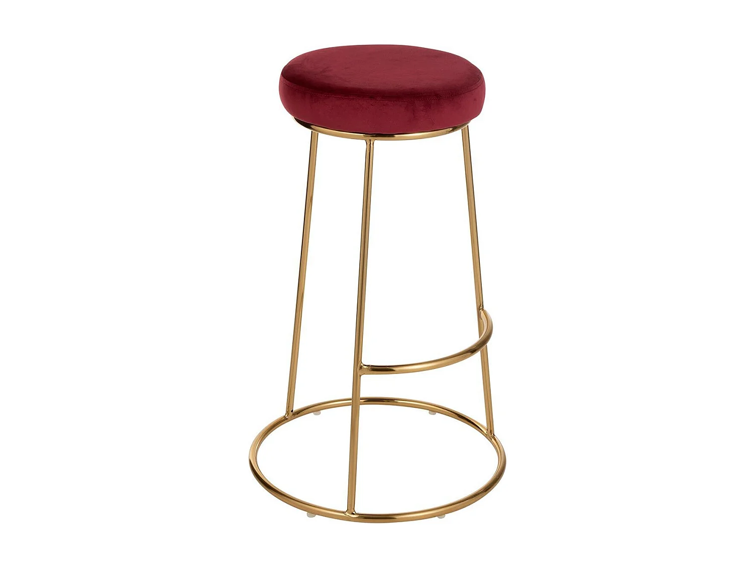 Galette de Chaise Ronde "Assise" 34cm Rouge