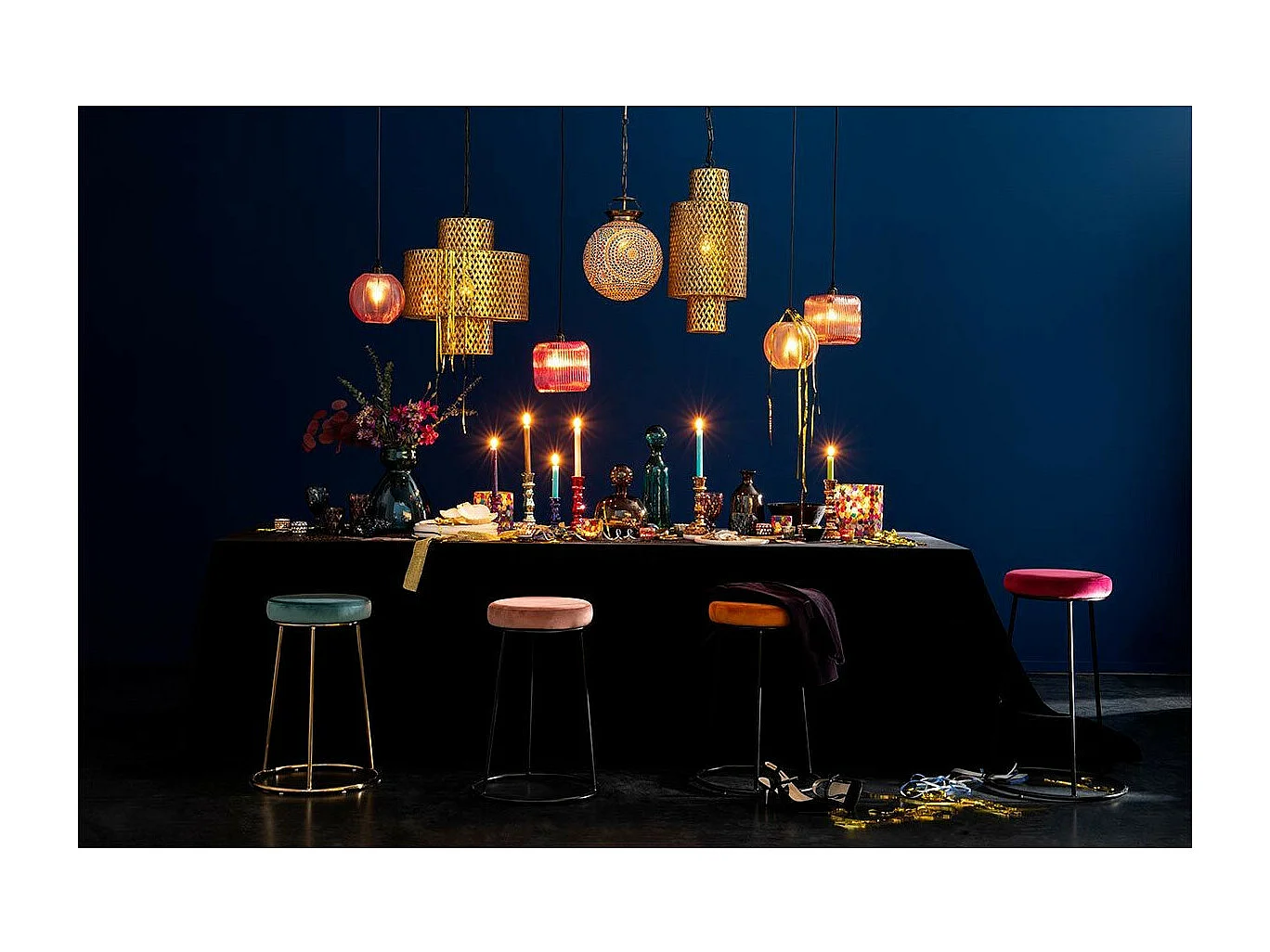 Galette de Chaise Ronde "Assise" 34cm Rouge