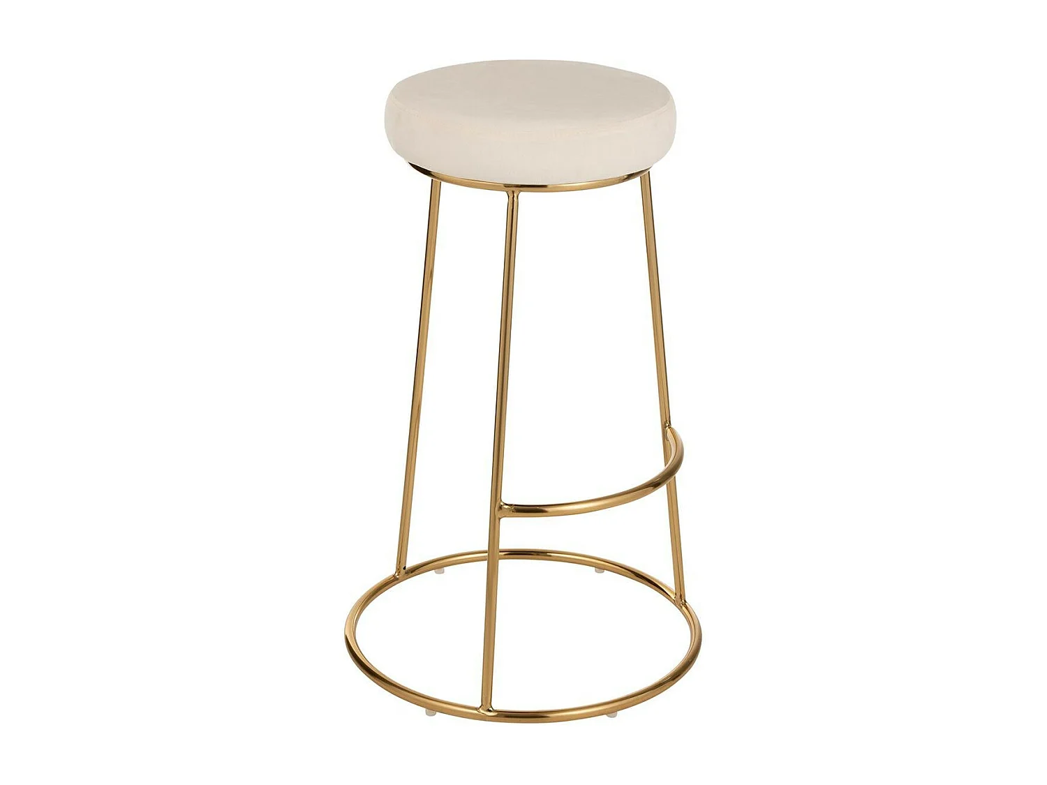 Galette de Chaise Ronde "Assise" 34cm Blanc