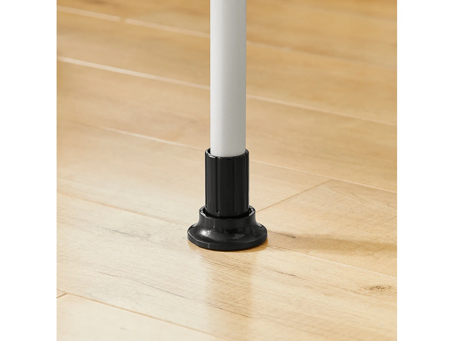 Perchero de Ropa Telescópico Altura Ajustable,Sistema de Perchero Extensible con 4 Barras Blanco KLS03 SoBuy ES