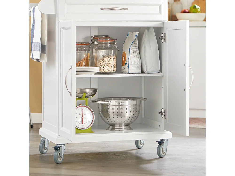 Desserte Chariot De Cuisine De Service Meuble De Rangement Roulant, Fkw13-wn