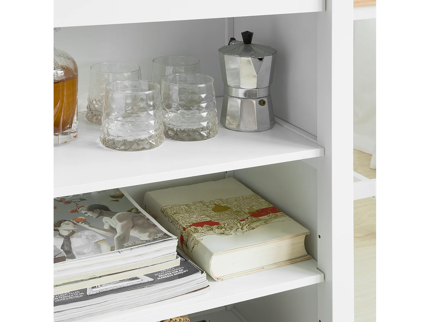 Table Haute De Bar Table De Cuisine Mange-debout– Blanc Lxlxh 120x55x90 cm, Fwt64-wn