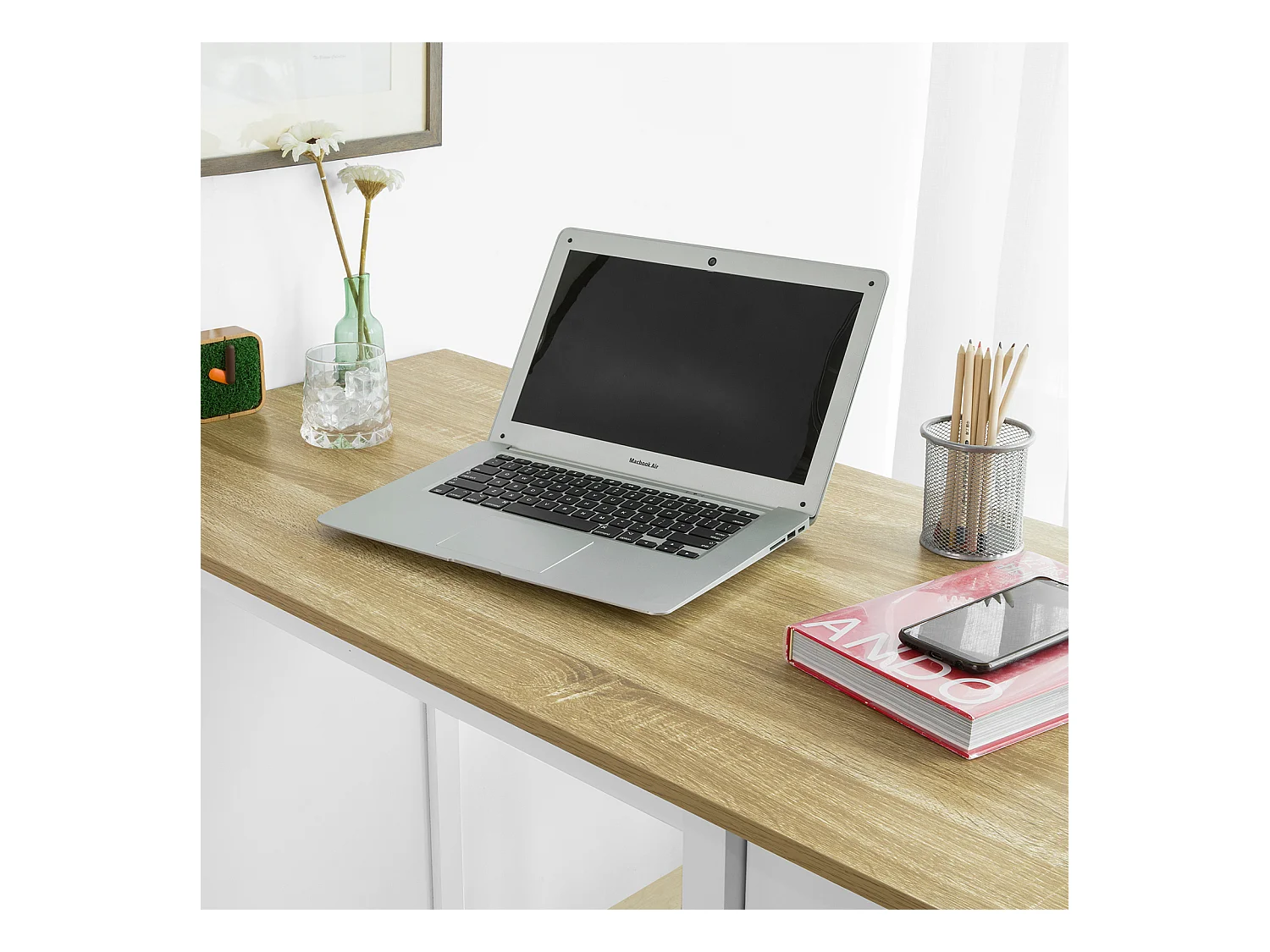 Table Haute De Bar Table De Cuisine Mange-debout– Blanc Lxlxh 120x55x90 cm, Fwt64-wn