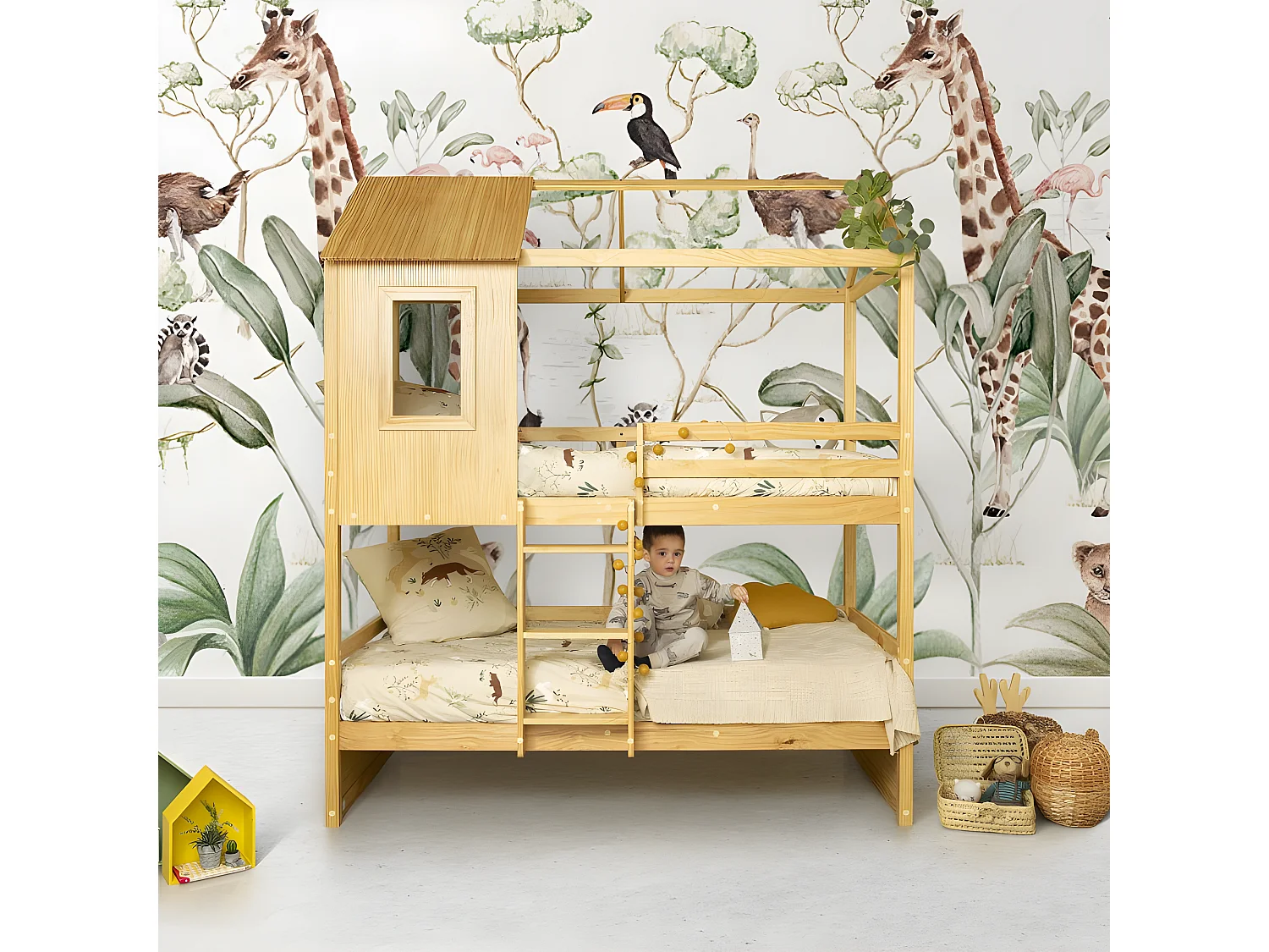 Litera madera pino 90x190/90x190cm