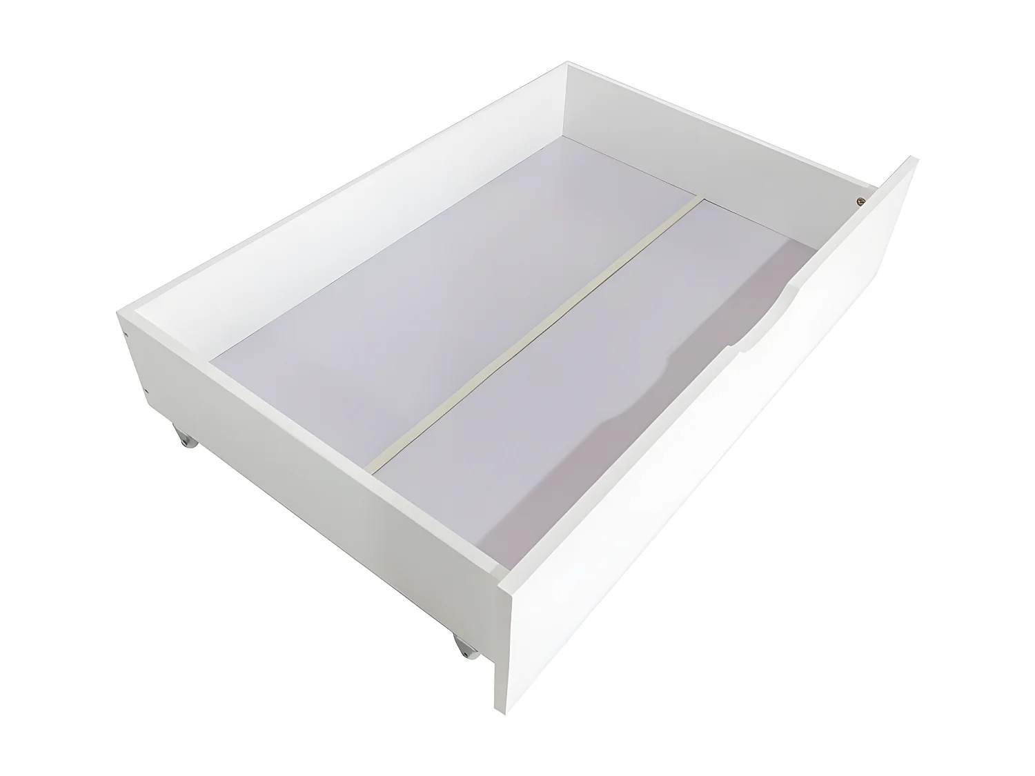 Litera + 2 cajones madera blanco 90x190/90x190cm