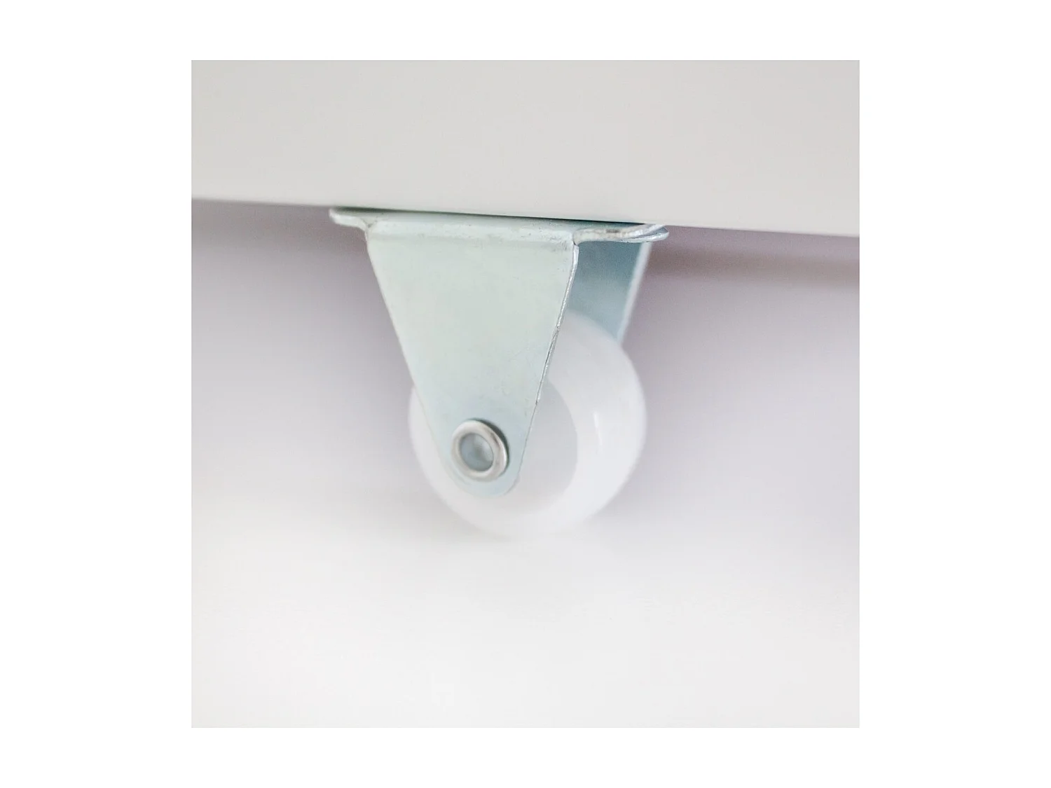 Letto a castello + 2 cassetti legno bianco 90x195cm