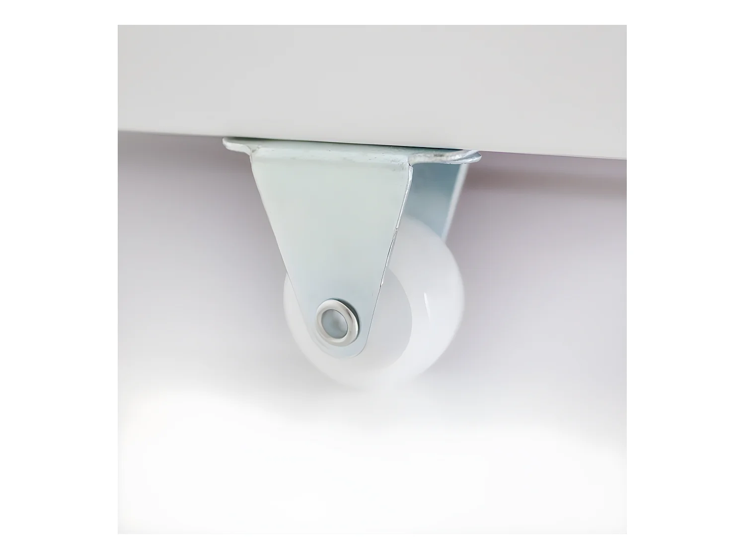 Lit superposé + tiroir de rangement bois blanc 90x195cm