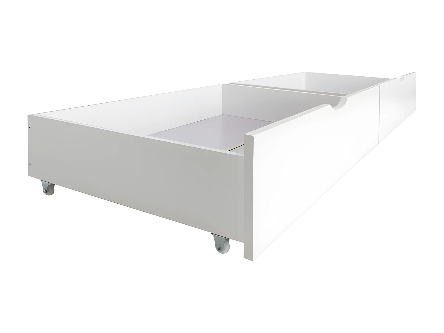 Beliche + 2 gavetas madeira branca 90x190/90x190cm