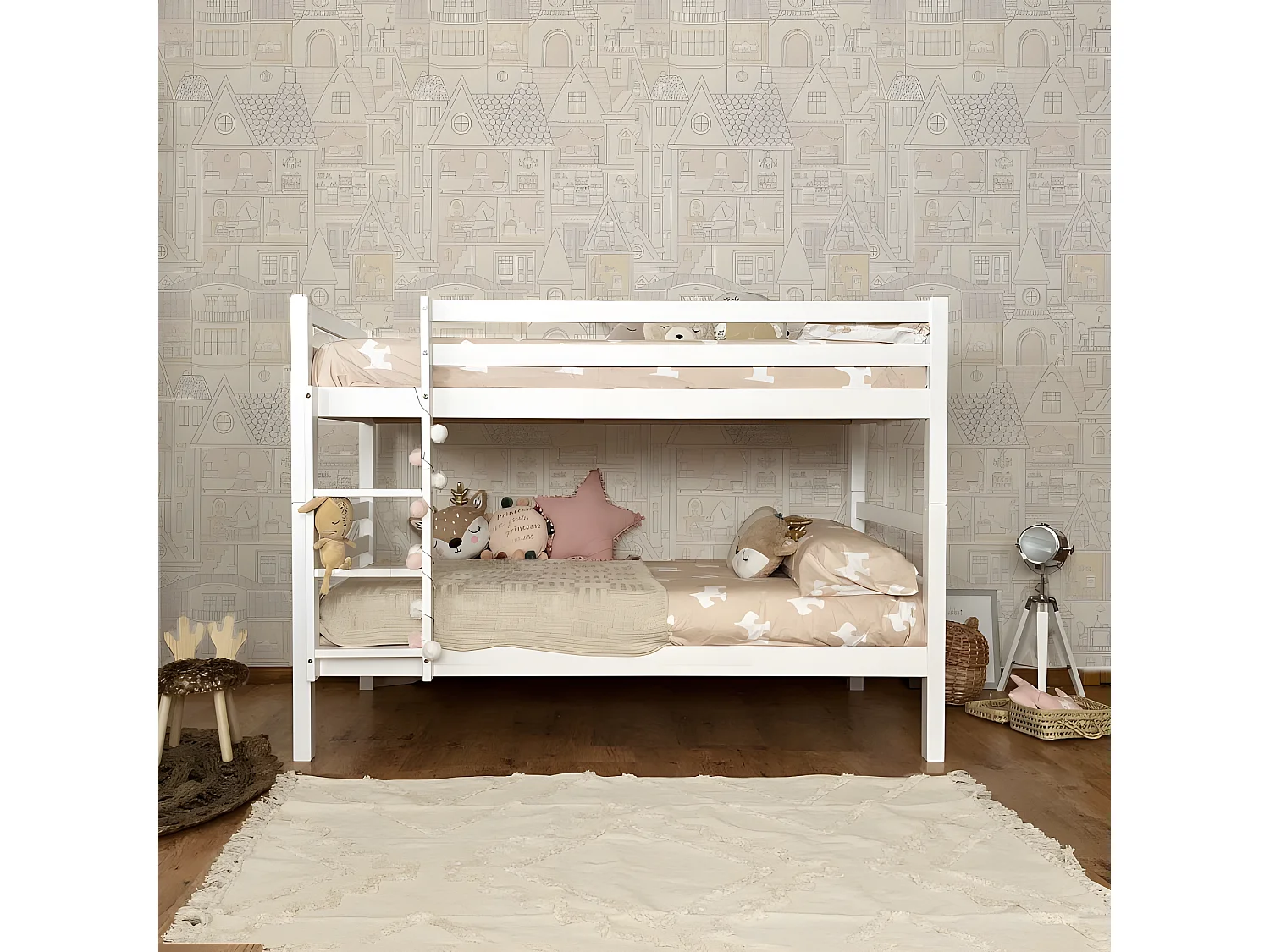 Beliche madeira branca 90x195cm