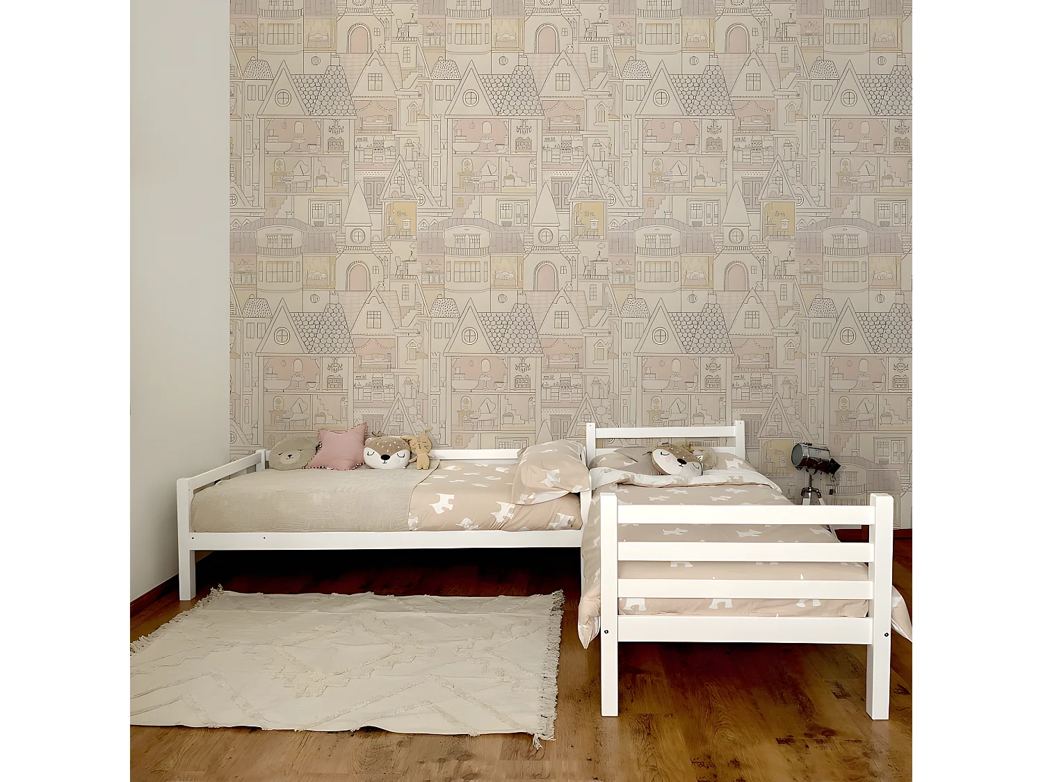 Beliche madeira branca 90x195cm