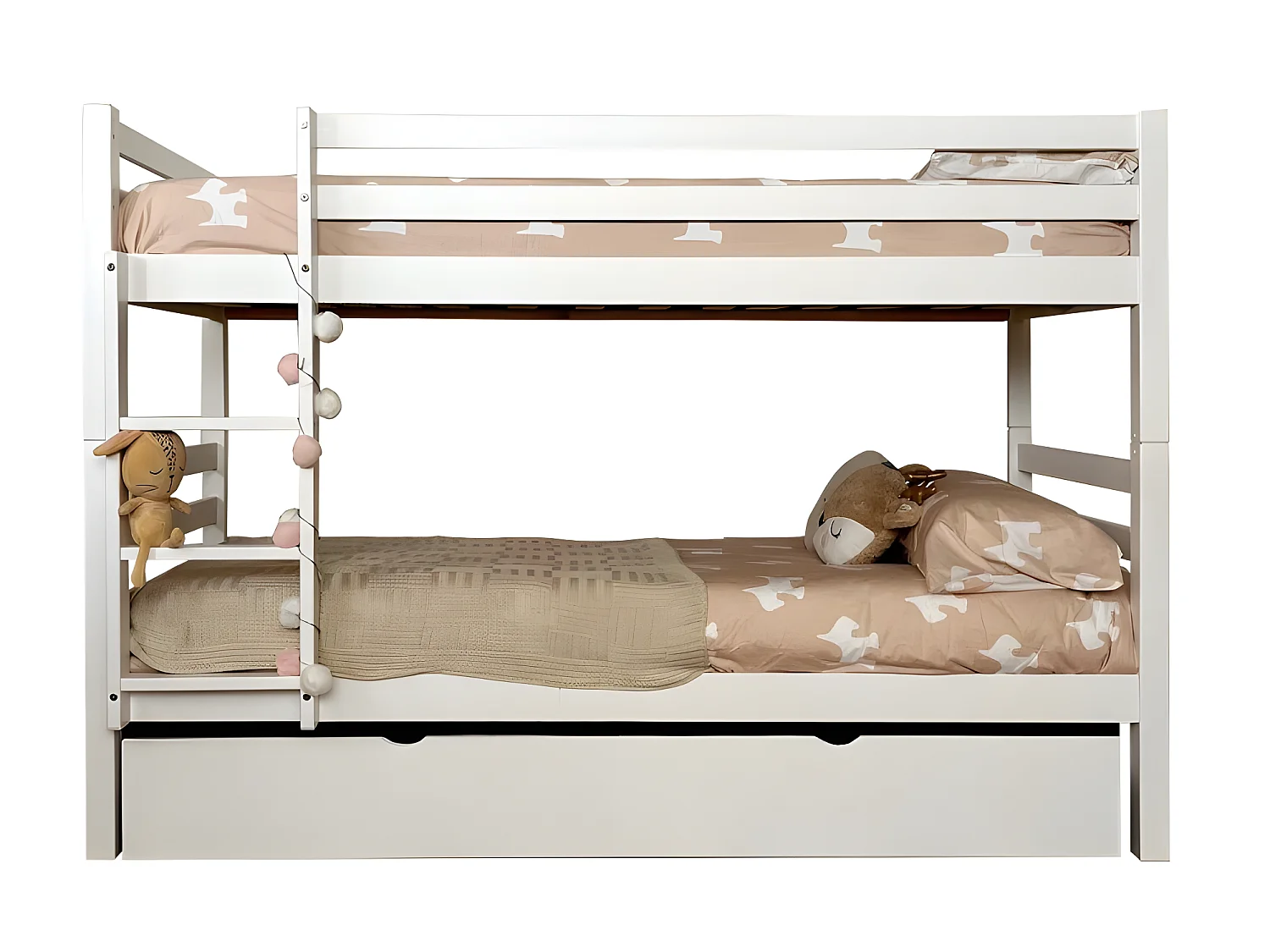 Beliche madeira branca 90x195cm