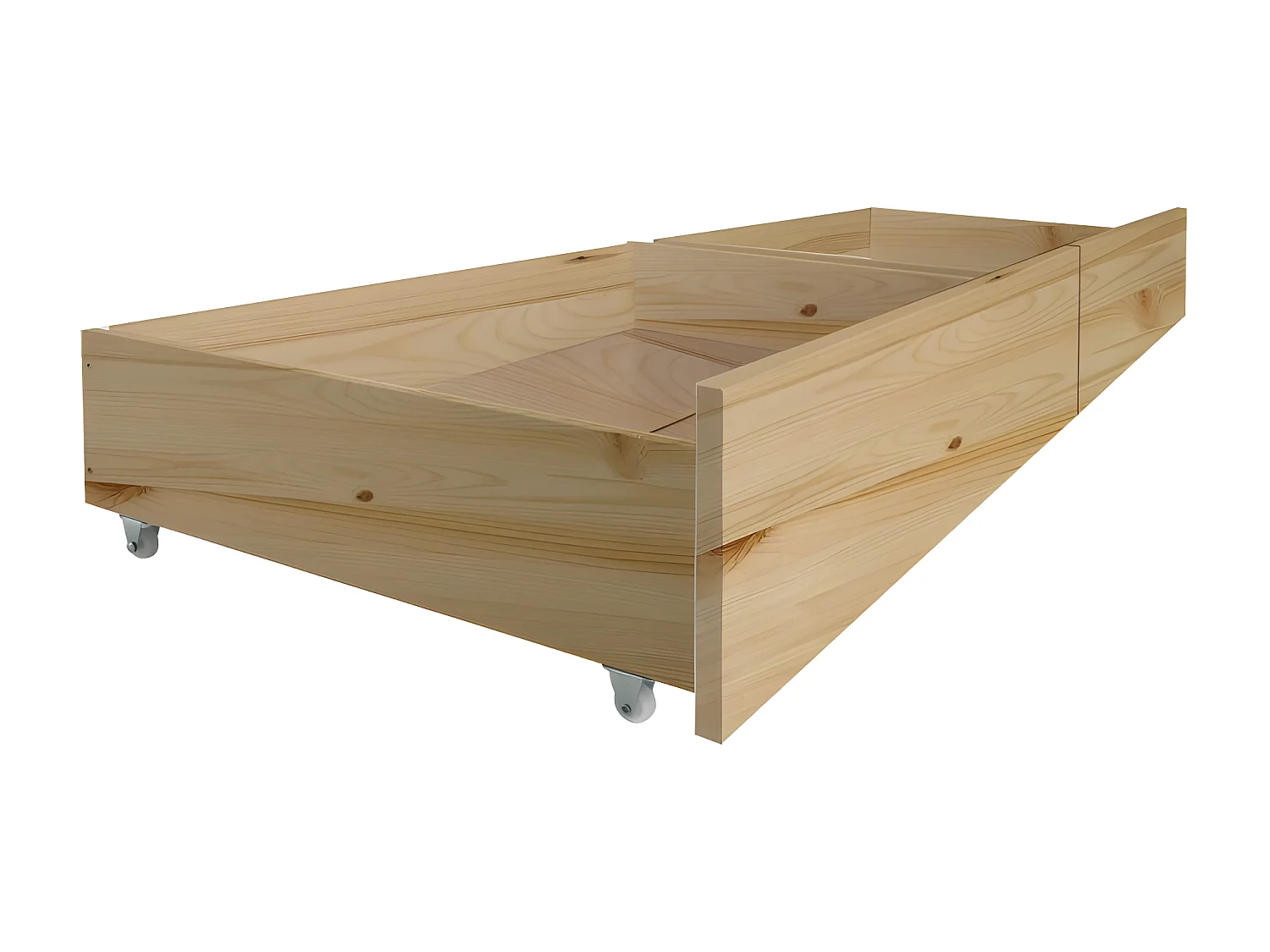 Beliche + 2 gavetas em madeira pinho 90x190/90x190cm