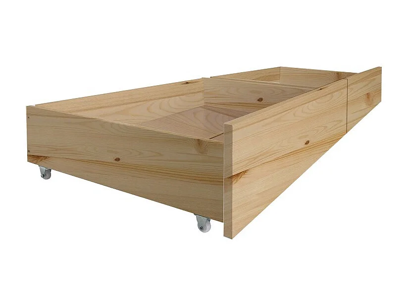 Litera + 2 cajones madera pino  90x190/90x190cm