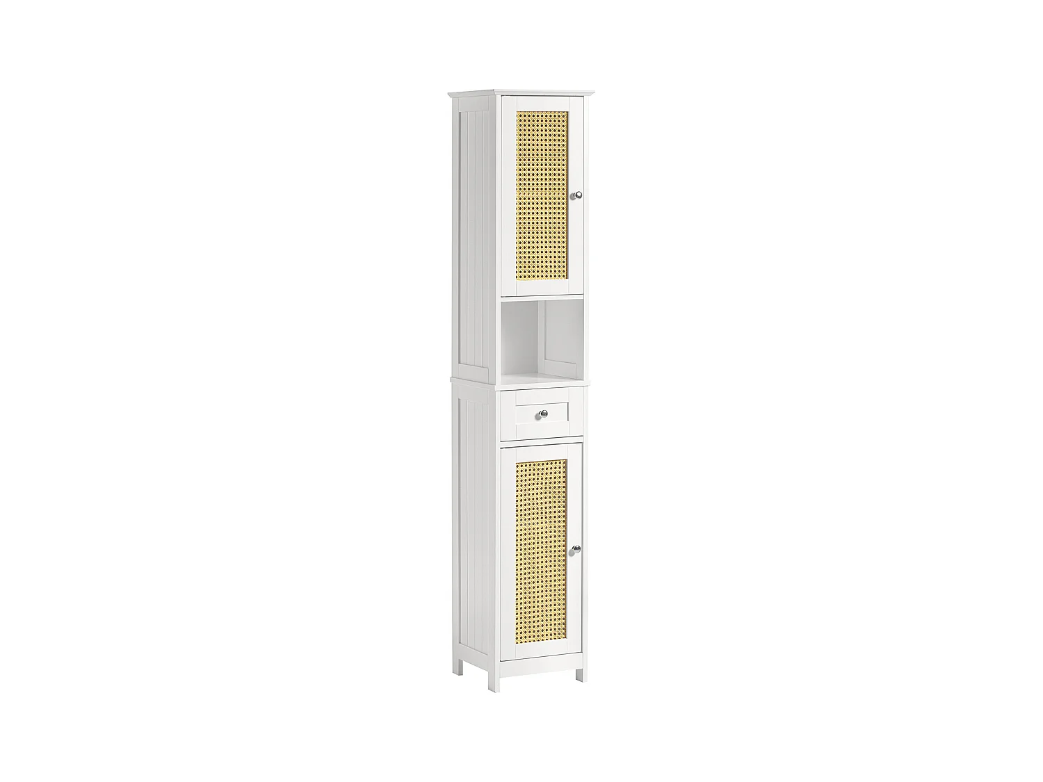Meuble Colonne De Salle De Bain Armoire Haute Meuble De Salle De Bain Sur Pied, BZr70-w