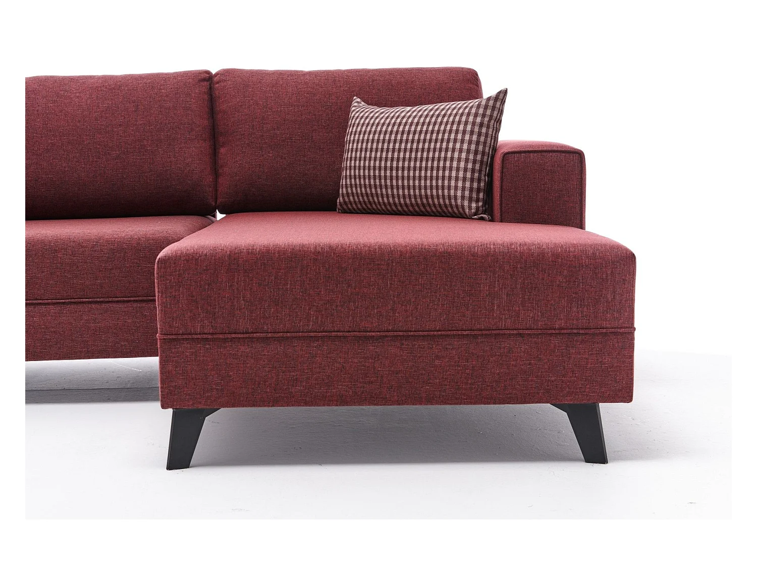 Sofá rinconero Altadena 315, Rojo, Función de descanso, 300x202x78cm