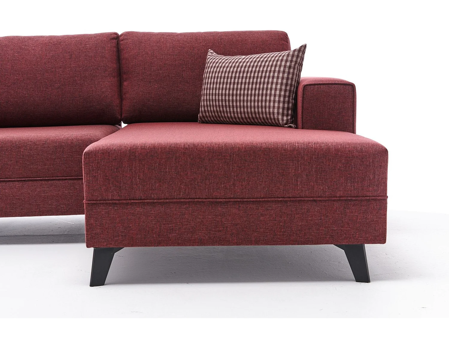 Sofá rinconero Altadena 315, Rojo, Función de descanso, 300x202x78cm