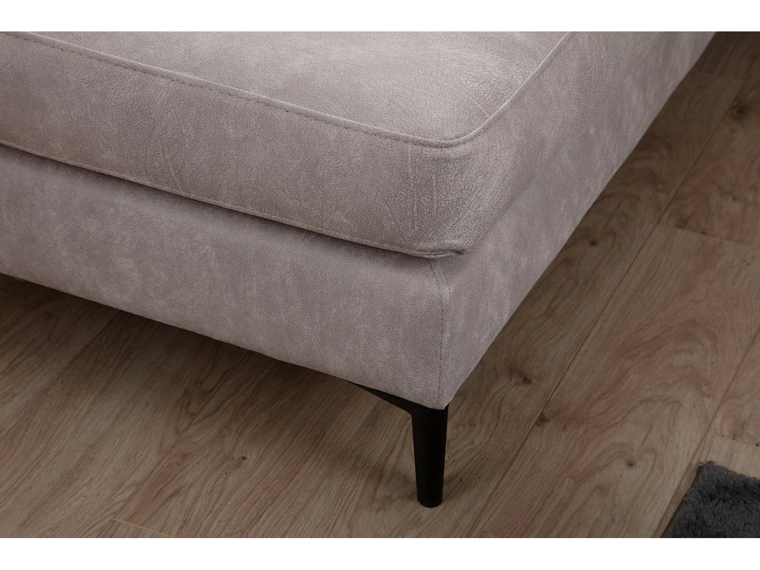 Sofá rinconero modular Altadena 430, De color marrón claro, 314x150x90cm