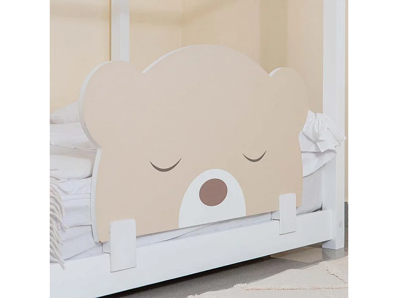 Bedhekje spaanplaat beige 45x87x2.5cm