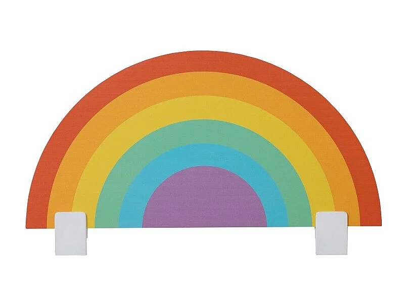 Barrière de lit en aggloméré multicolore 44x87x3cm