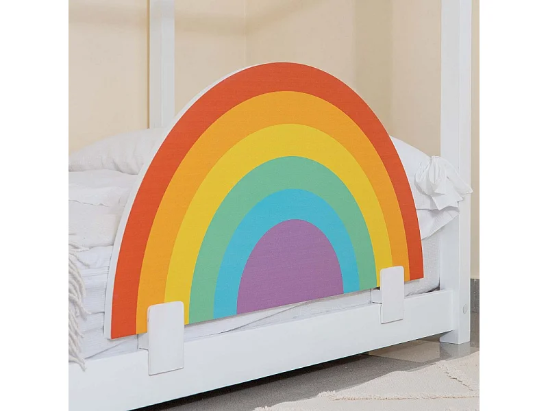 Barrière de lit en aggloméré multicolore 44x87x3cm