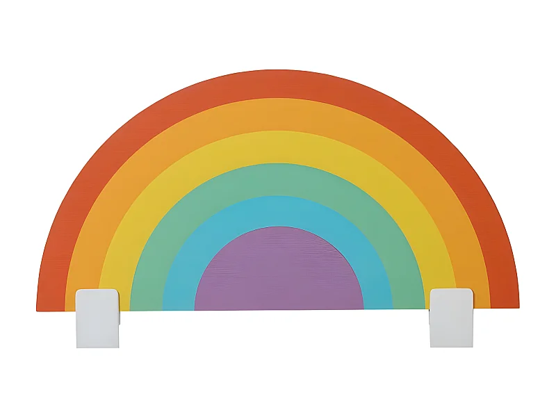 Barrière de lit en aggloméré multicolore 44x87x3cm