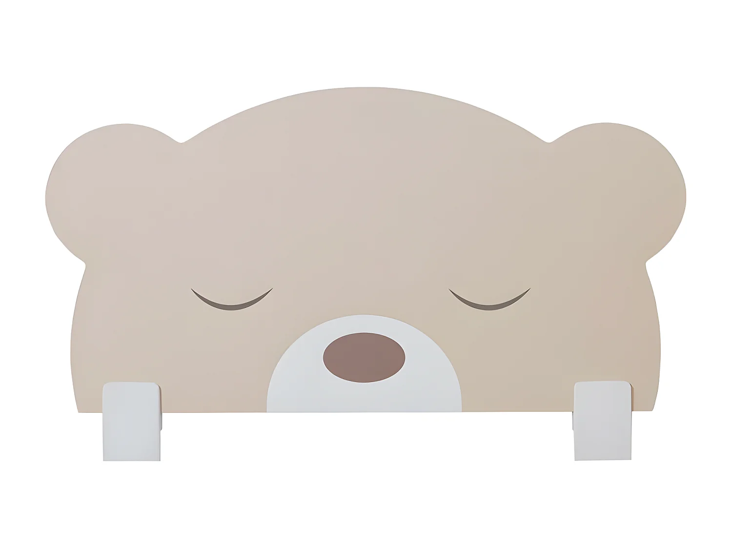 Barrière de lit en aggloméré beige 45x87x3cm