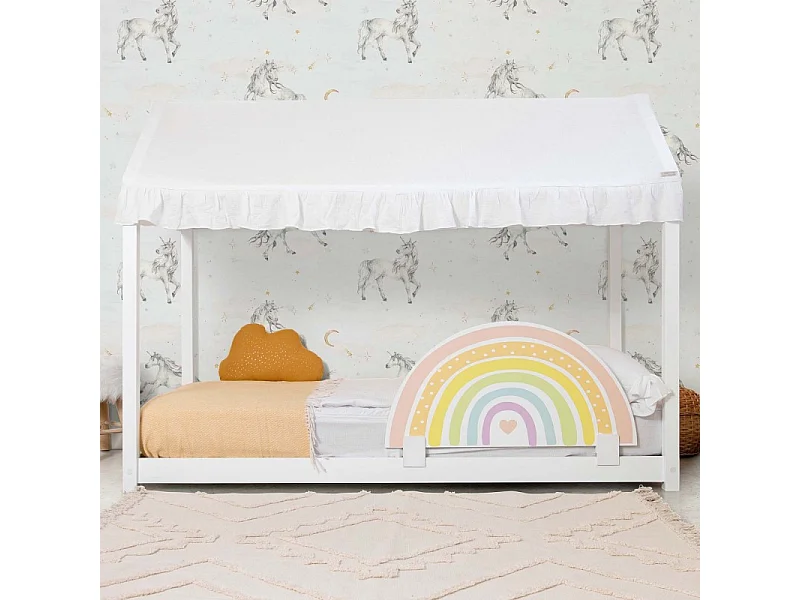 Bedhekje spaanplaat multicolor 44x87x2.5cm