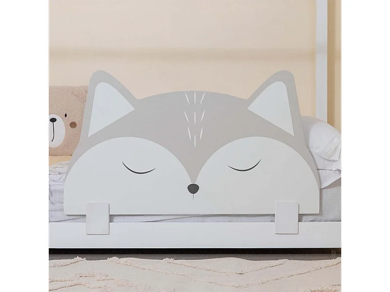 Barrière de lit gris 50x87x2.5cm