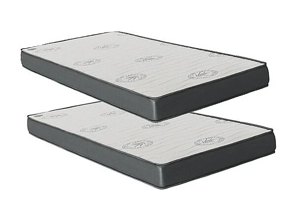 Colchón pack 2 viscoelástico 90x200x20/90x190x15