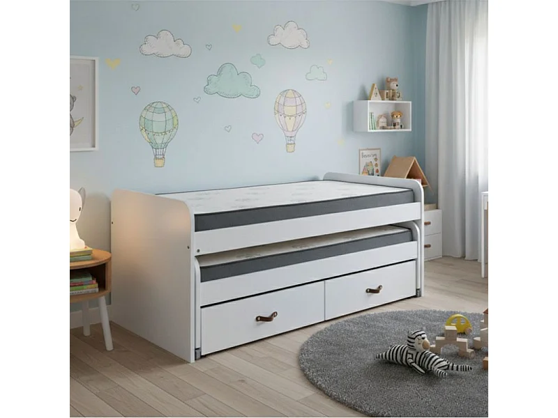 Colchão pack 3 viscoelástico 90x200x20/90x190x15/90x180x15