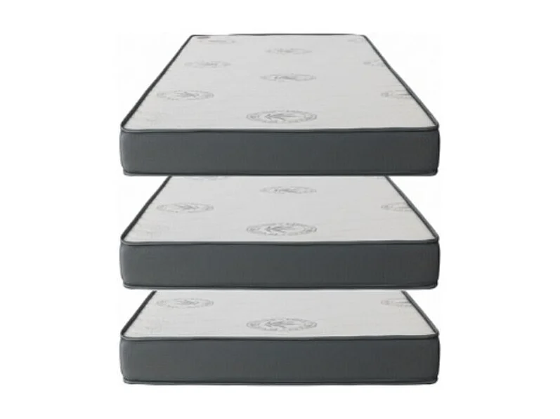 Traagschuim matras 3-pack 90x190x20/90x190x15/90x190x15