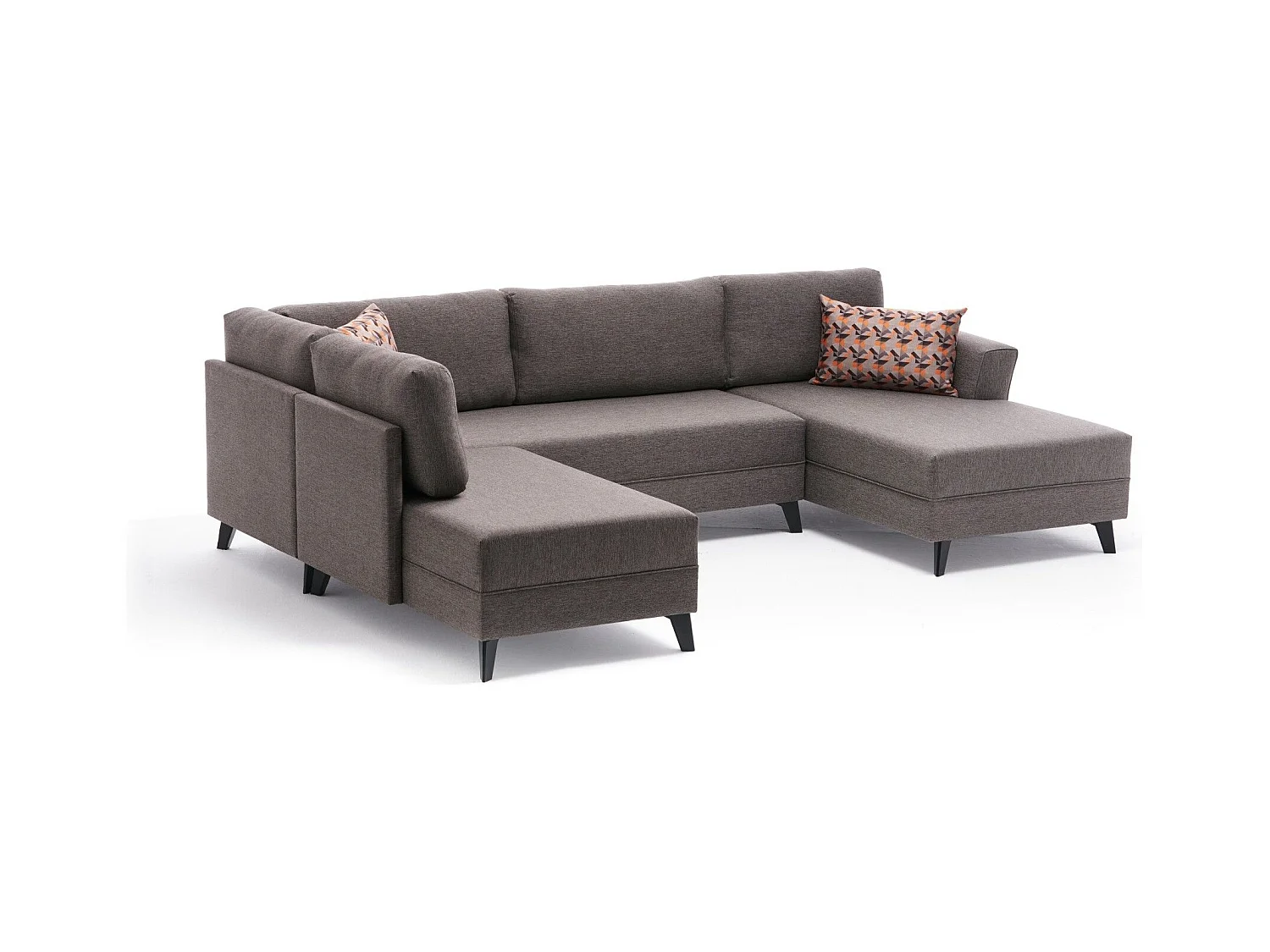 Sofá rinconero Altadena 299, Marrón, Función de descanso, 300x157x78cm