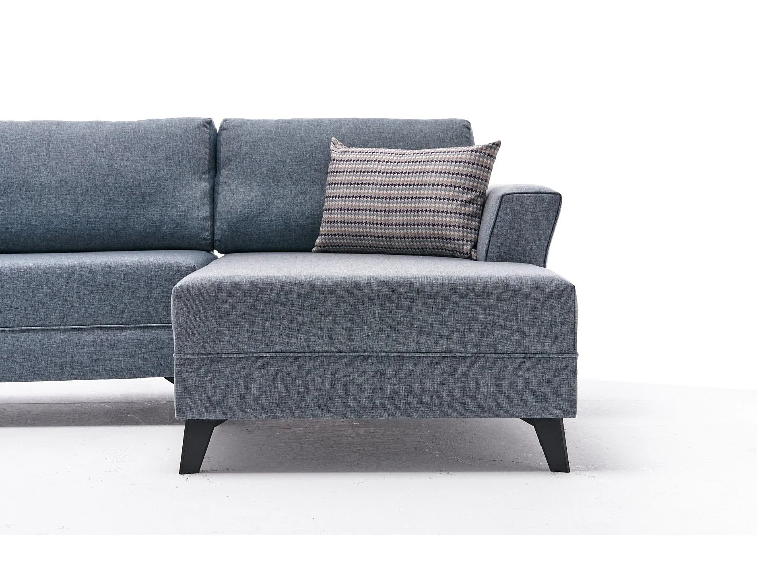 Sofá rinconero Altadena 299, Azul, Función de descanso, 300x157x78cm