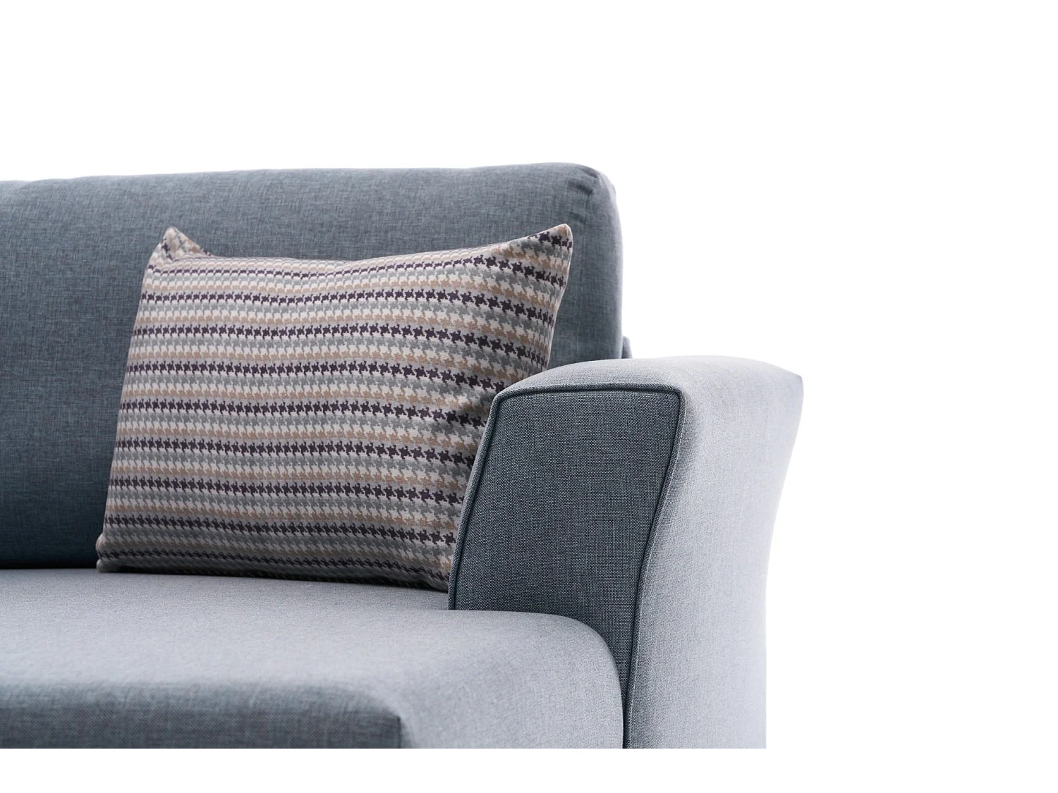 Sofá rinconero Altadena 299, Azul, Función de descanso, 300x157x78cm