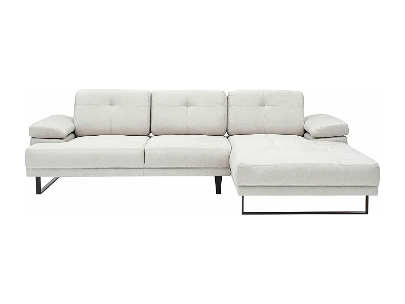 Sofá rinconero Altadena 144, De color marrón claro, 314x174x83cm