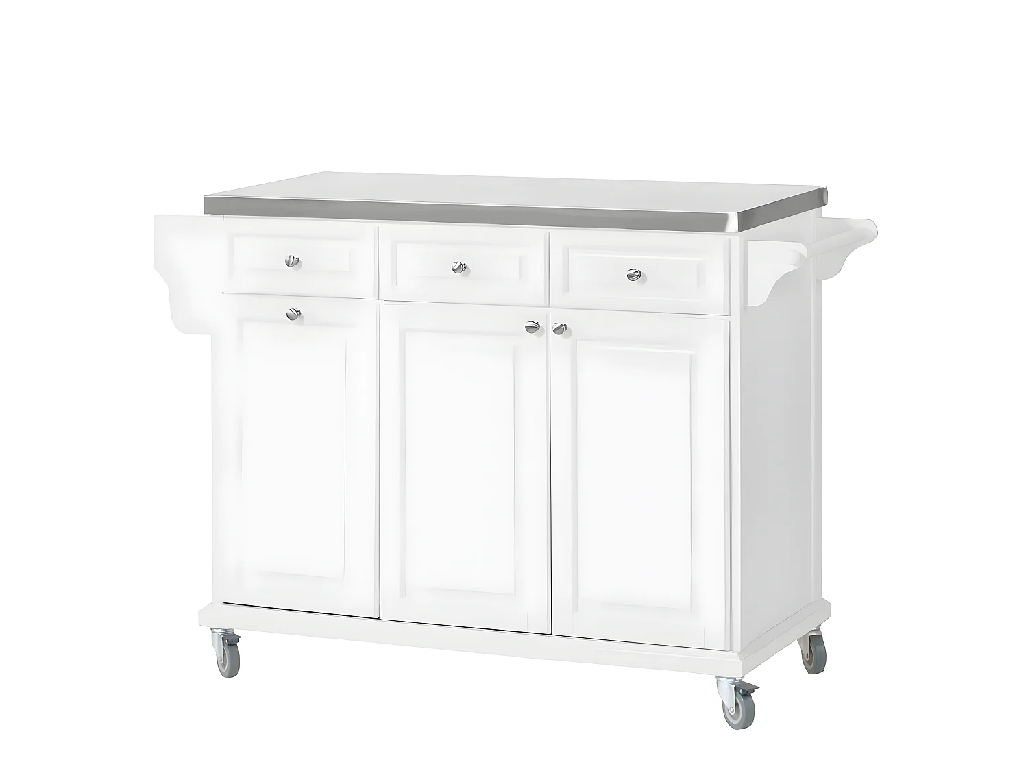 Kücheninsel FKW33-W 107 x 95 x 49 cm Weiß