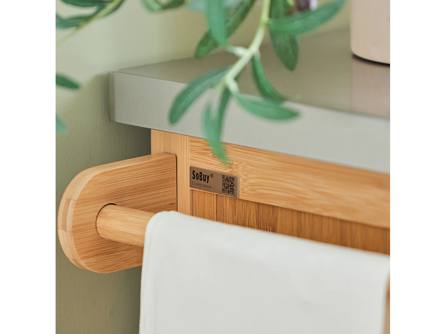 Luxus-Carrito de cocina con piso de acero, estantería de cocina,carrito de servir de bambú de alta calidad L66xP45xA90cm,FKW13-N SoBuy ES