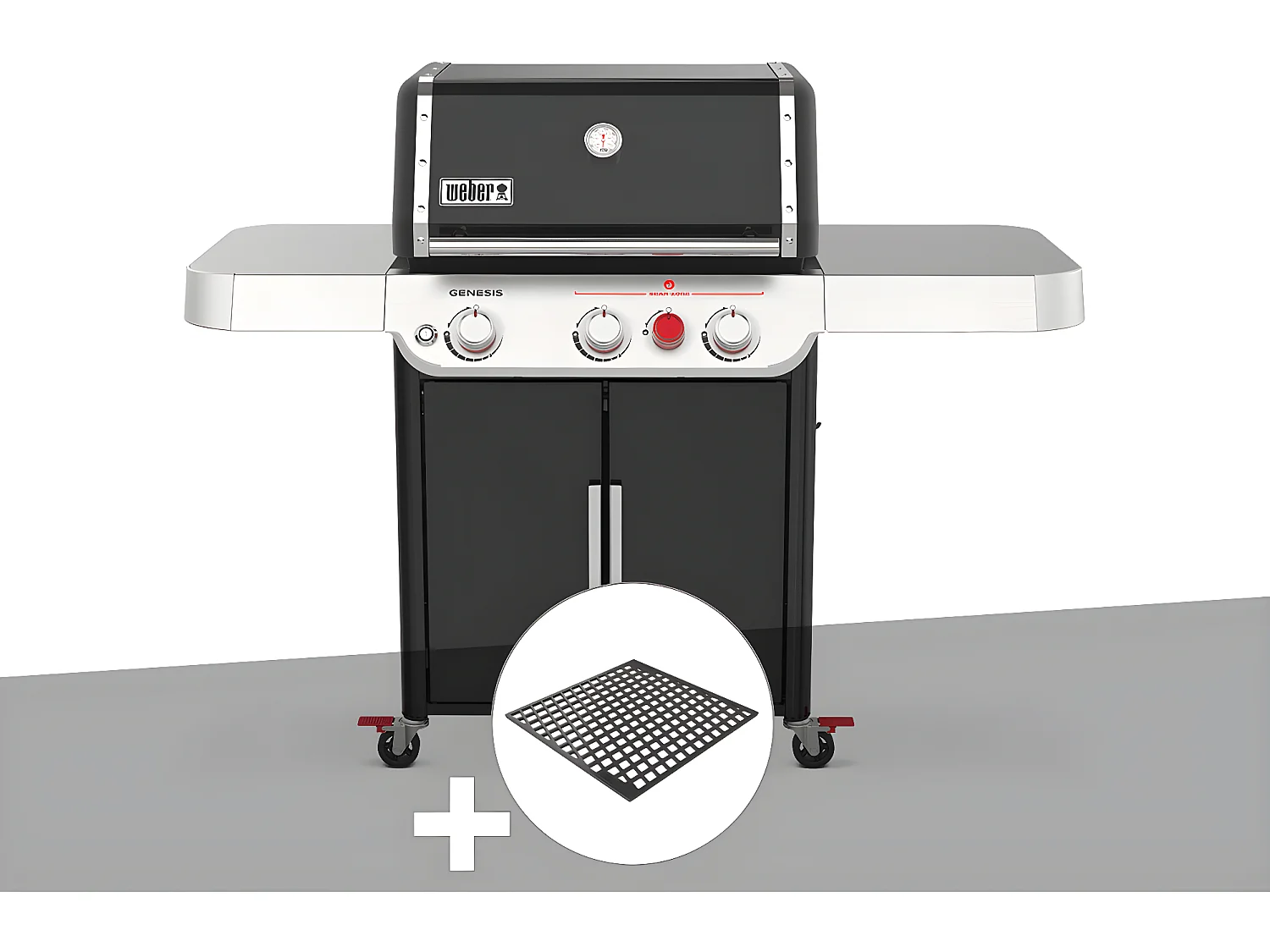 Barbecue à gaz Weber Genesis E-325S avec grille de saisie Crafted