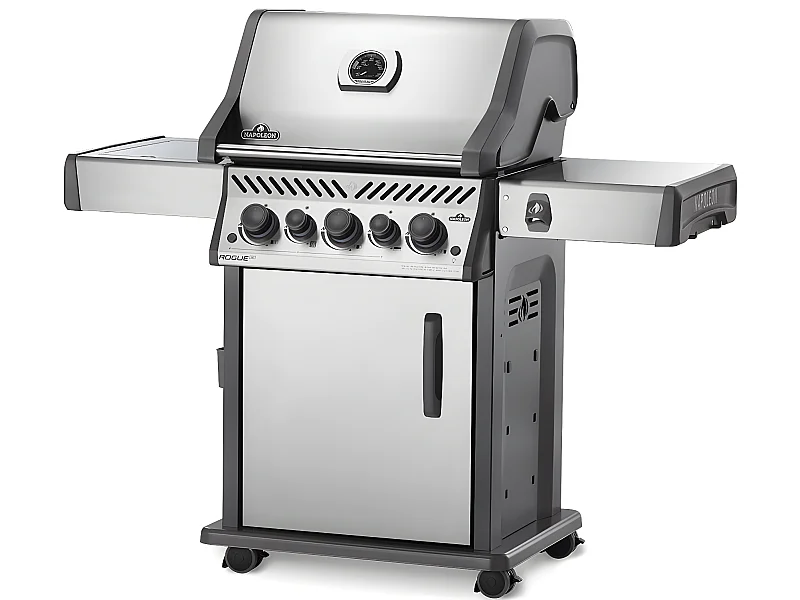 Barbecue à gaz Rogue SE 425 inox 3 brûleurs + Sizzle Zone + brûleur arrière - Napoleon