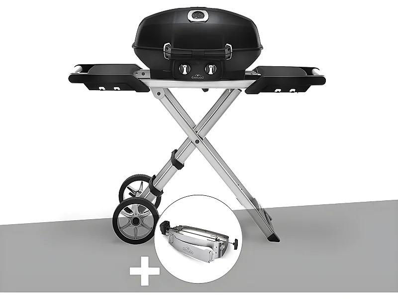 Barbecue à gaz Travel Q Pro 285X + Rôtissoire - Napoleon
