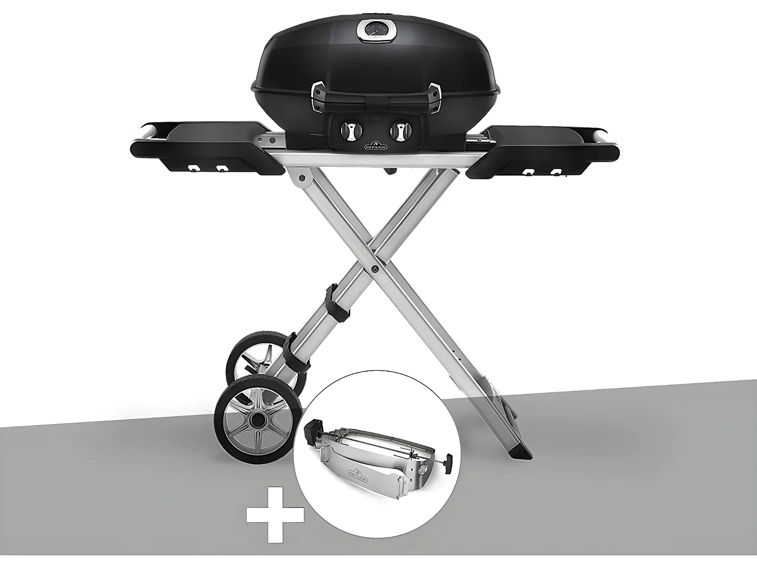 Barbecue à gaz Travel Q Pro 285X + Rôtissoire - Napoleon