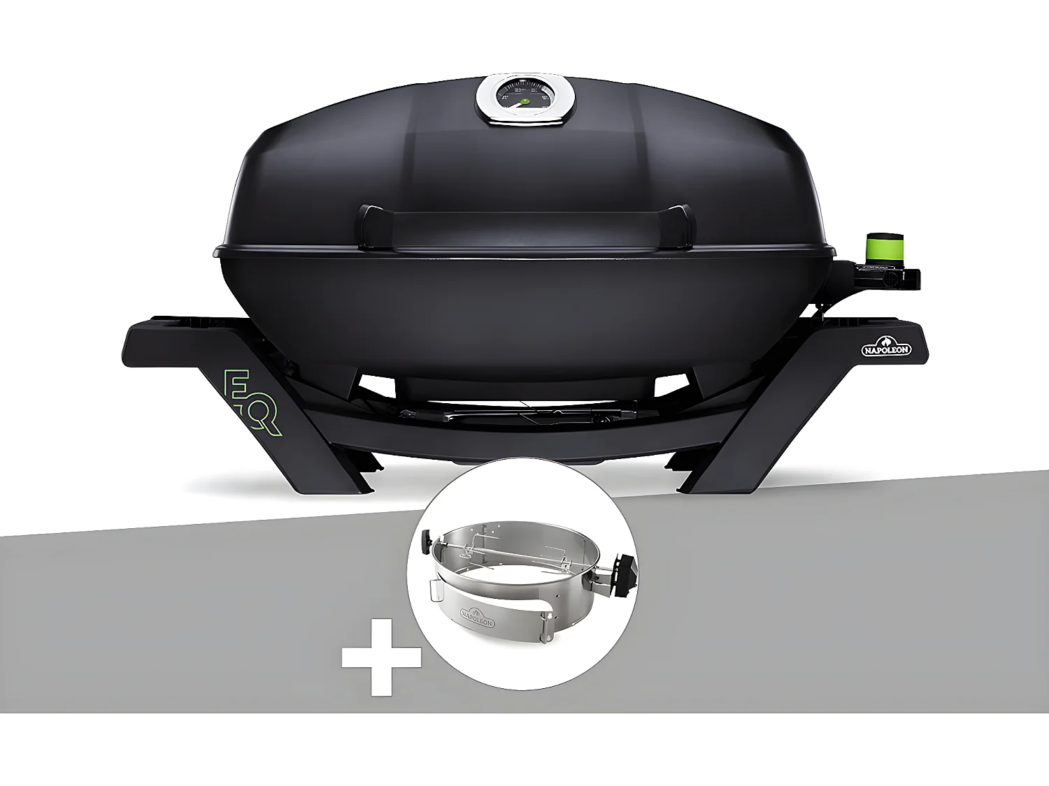 Barbecue électrique Travel Q PRO285E + Rôtissoire - Napoleon