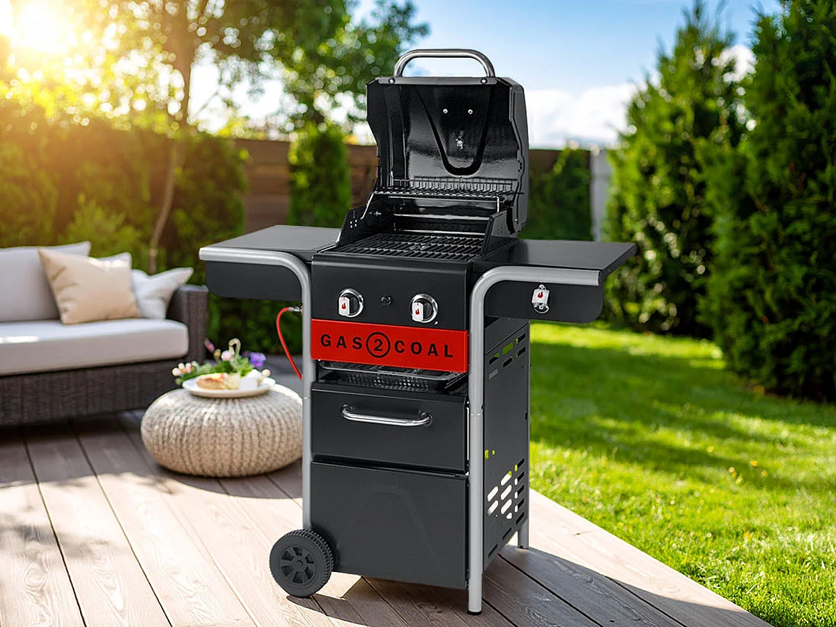 Barbecue à gaz et à charbon Gas2Coal 2.0 2B - Char-Broil