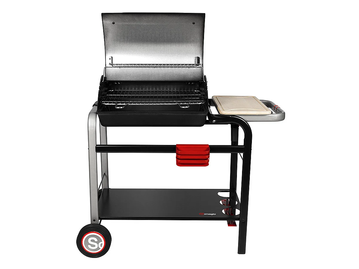 Barbecue à charbon Somagic Vulcano 2600 + Malette 8 ustensiles