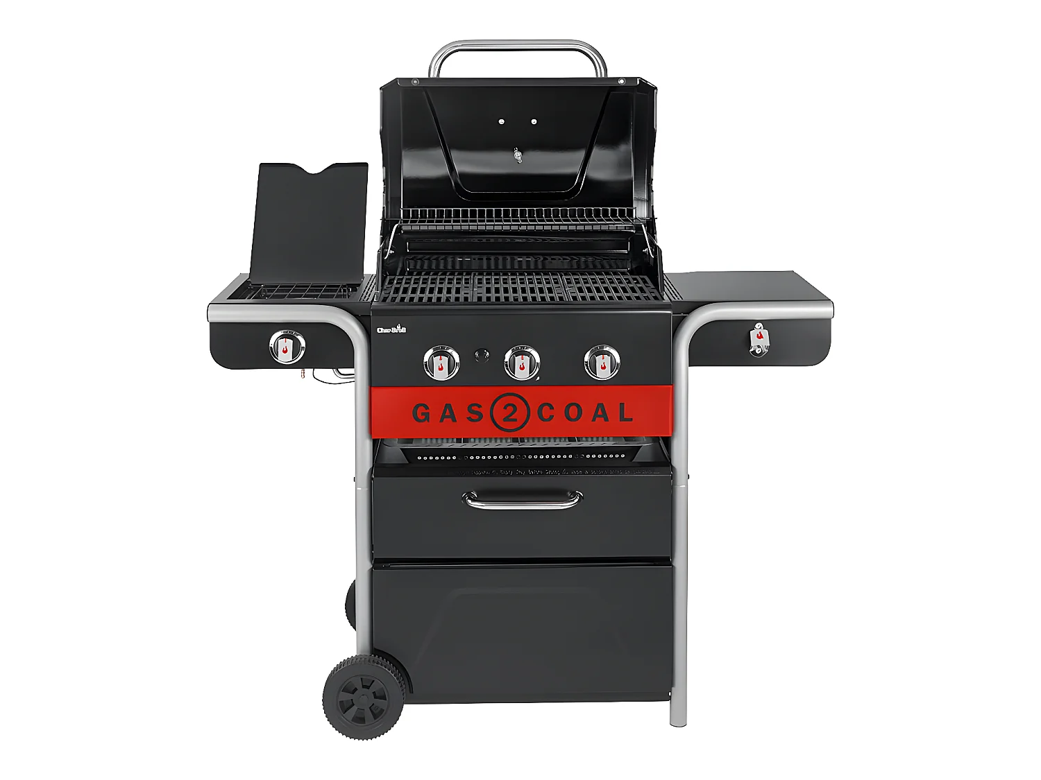 Barbecue à gaz et à charbon Gas2Coal 2.0 3B - Char-Broil