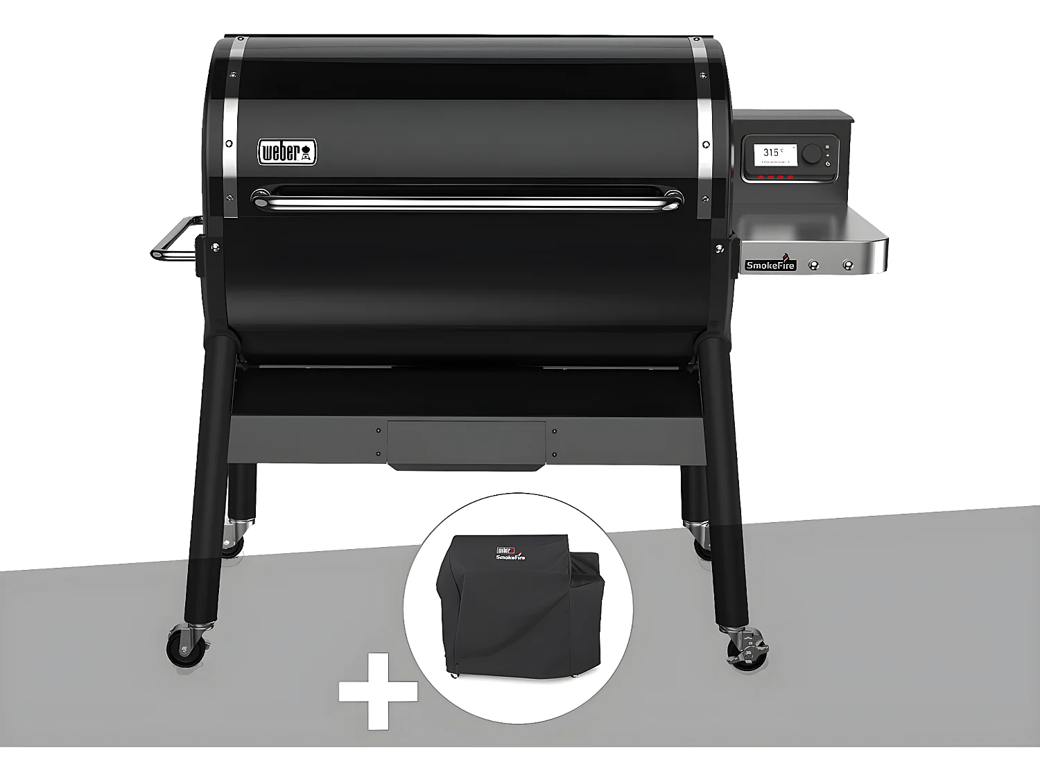 Barbecue à pellets Weber Smokefire EX6 GBS avec housse de protection